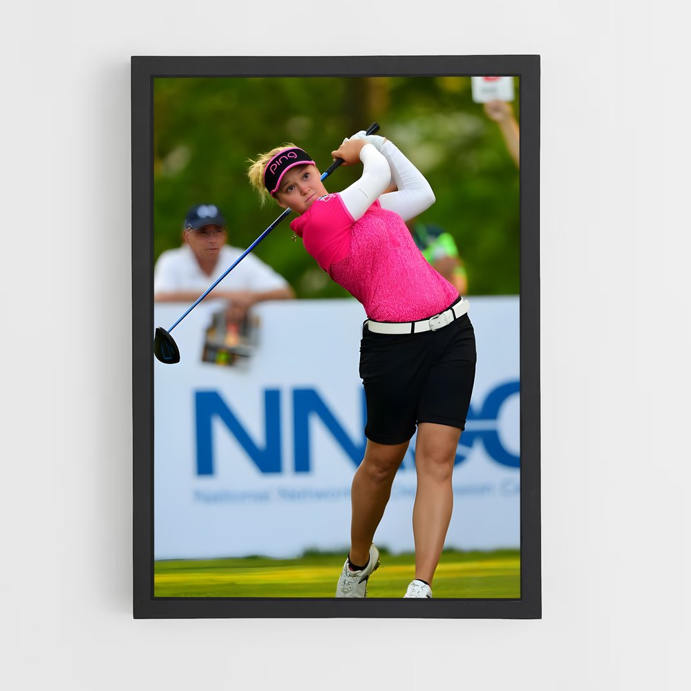 Poster Brooke henderson shirt – affiche Golf (vue 2)